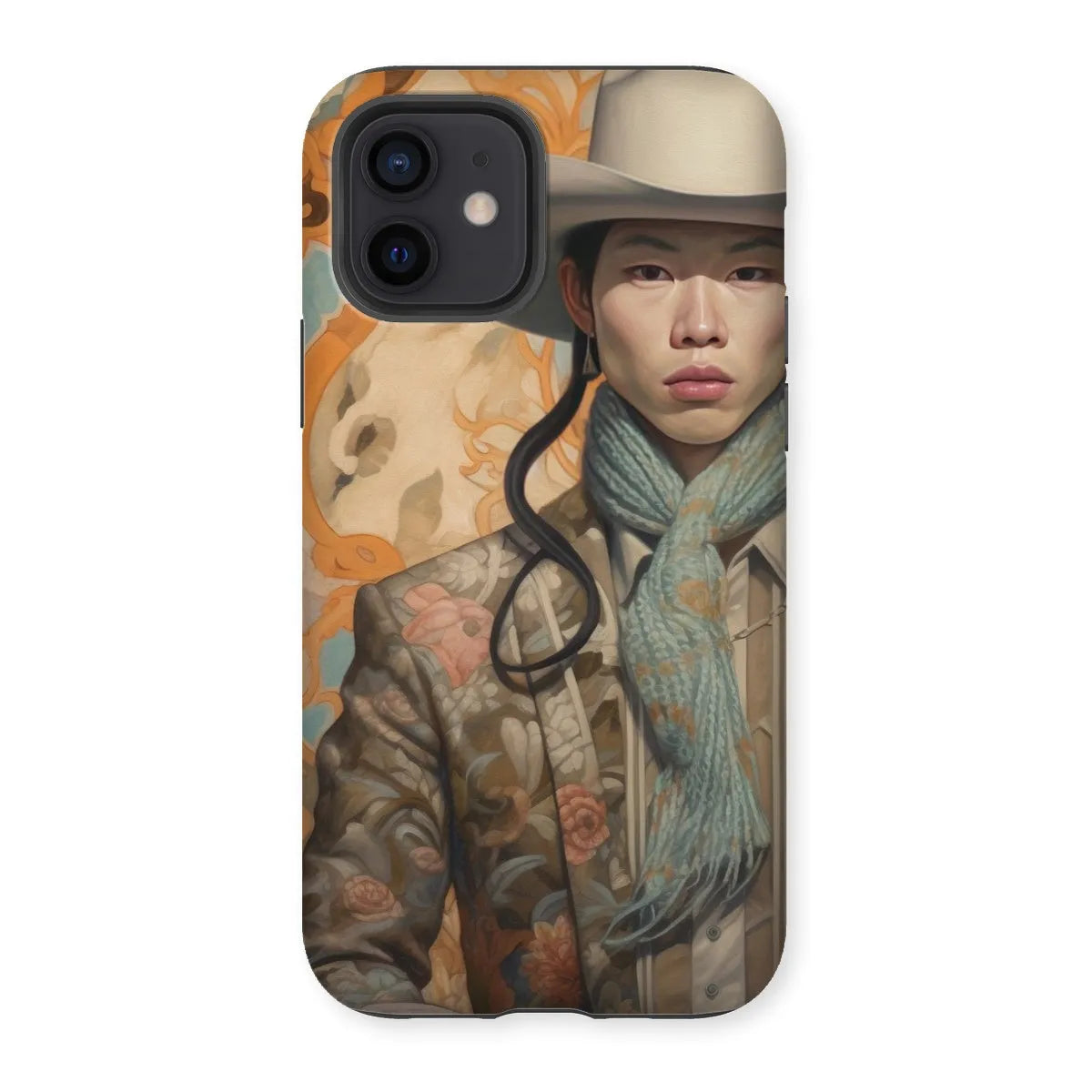 Baihu The Gay Cowboy - Gay Aesthetic Art Phone Case - Iphone 12 / Matte - Mobile Phone Cases - Aesthetic Art