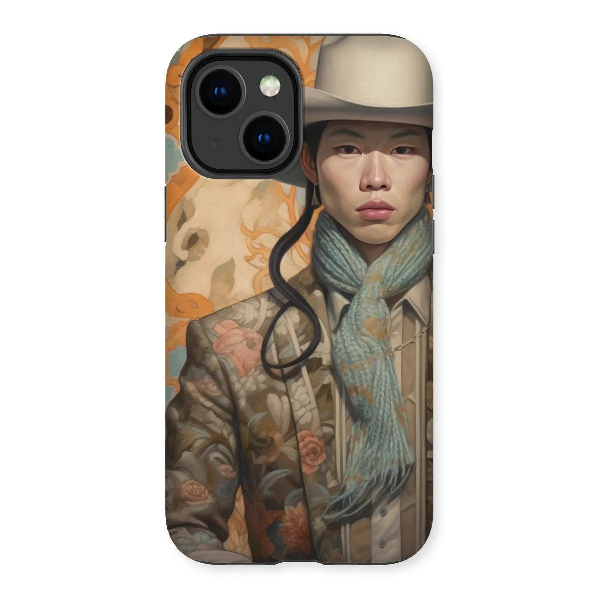 Baihu The Gay Cowboy - Gay Aesthetic Art Phone Case - Iphone 14 Plus / Matte - Mobile Phone Cases - Aesthetic Art