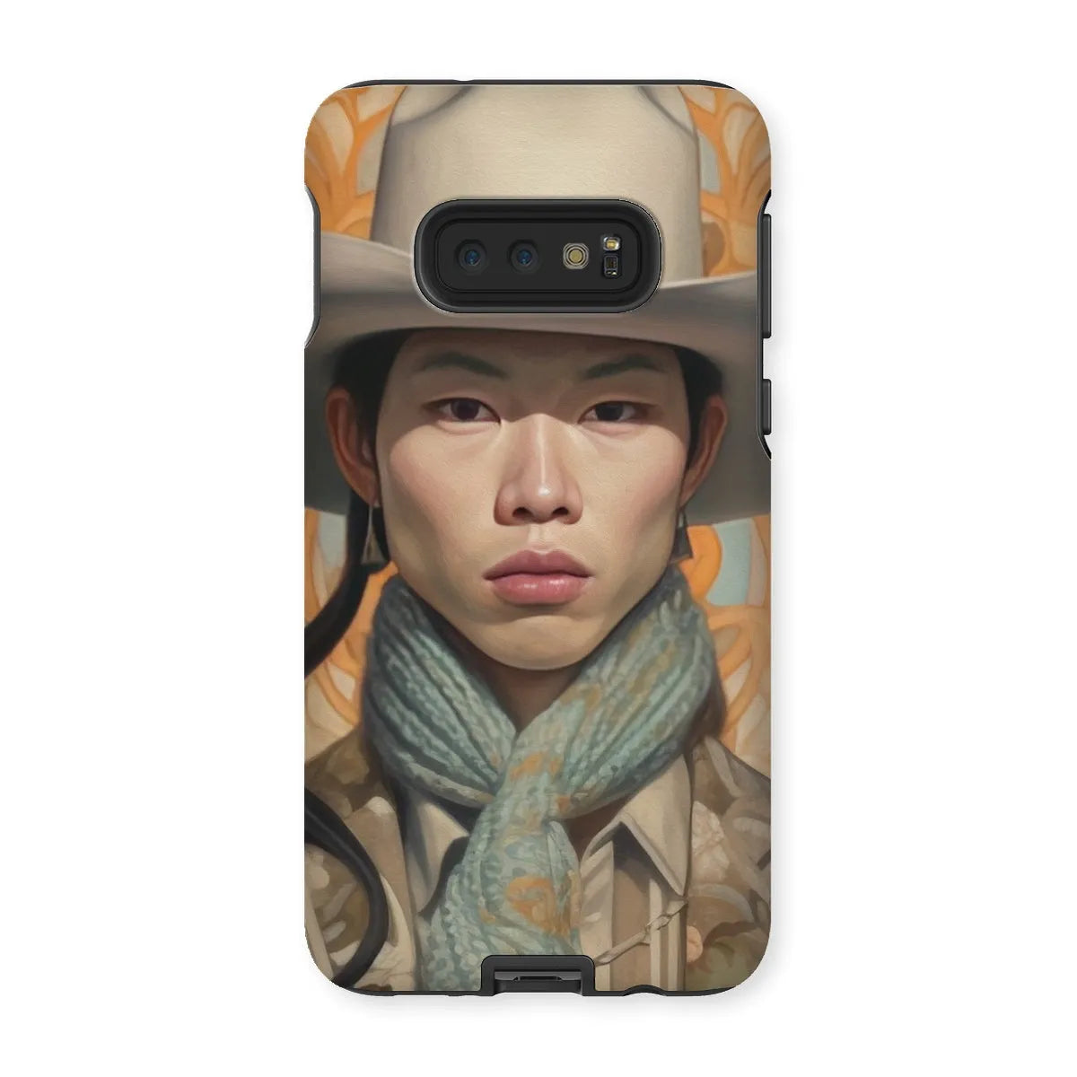 Baihu The Gay Cowboy - Gay Aesthetic Art Phone Case - Samsung Galaxy S10e / Matte - Mobile Phone Cases - Aesthetic Art