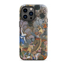 Balarama & Krishna Fighting the Enemy Harivamsa Iphone Case, 14 Pro Max / Matte, Artistic Phone Case