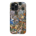 Balarama & Krishna Fighting the Enemy - Harivamsa Iphone Case 13 Pro Max / Matte Mobile Phone Cases