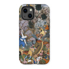 Balarama & Krishna Fighting the Enemy - Harivamsa Iphone Case 13 / Matte Mobile Phone Cases