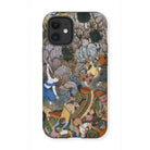 Balarama & Krishna Fighting the Enemy - Harivamsa Iphone Case 12 Mini / Matte Mobile Phone Cases