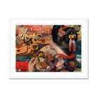 The Balcony - Edward Atkinson Hornel Art Print, Framed Painting Woman Kimono Fan