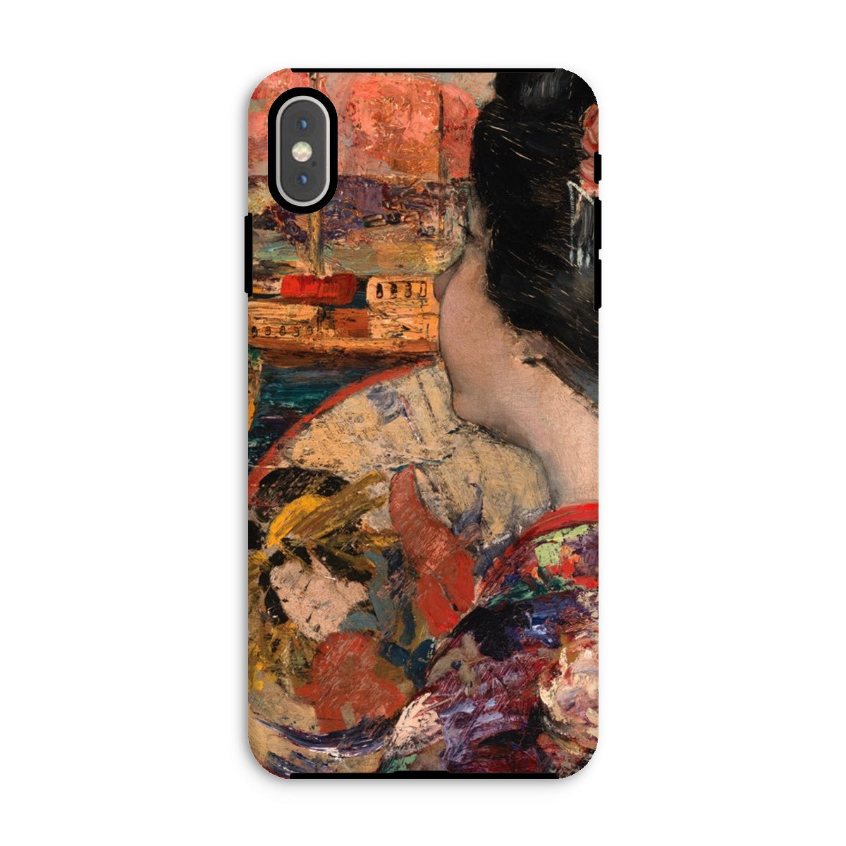 The Balcony Edward Atkinson Hornel Iphone Case, Xs Max / Matte, Phone Case Traditional Japanese Art Geisha Design Vibrant