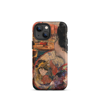 The Balcony - Edward Atkinson Hornel Phone Case Iphone 13 Mini / Matte Artistic Phone Case Edward Atkinson Hornel’s Impressionist Painting,
