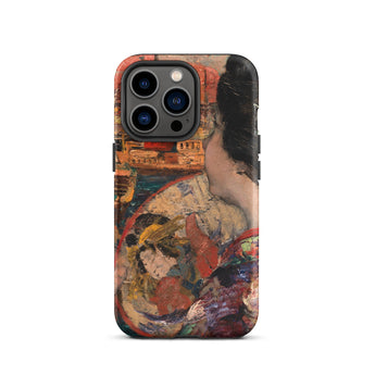 The Balcony - Edward Atkinson Hornel Phone Case Iphone 13 Pro / Matte Iphone Case Artistic Design Edward Atkinson Hornel’s Impressionist