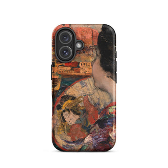 The Balcony - Edward Atkinson Hornel Phone Case Iphone 16 / Matte Artistic Phone Case Edward Atkinson Hornel’s Impressionist Painting,
