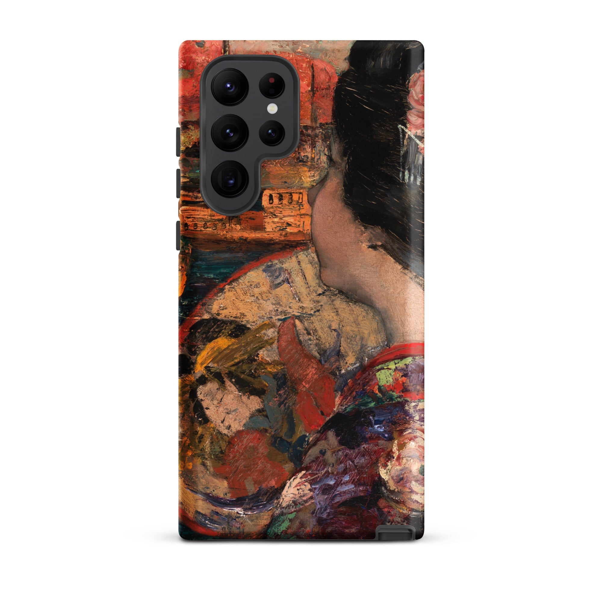 The Balcony Edward Atkinson Hornel Samsung Case, Galaxy S22 Ultra / Matte, Smartphone Case Artistic Print