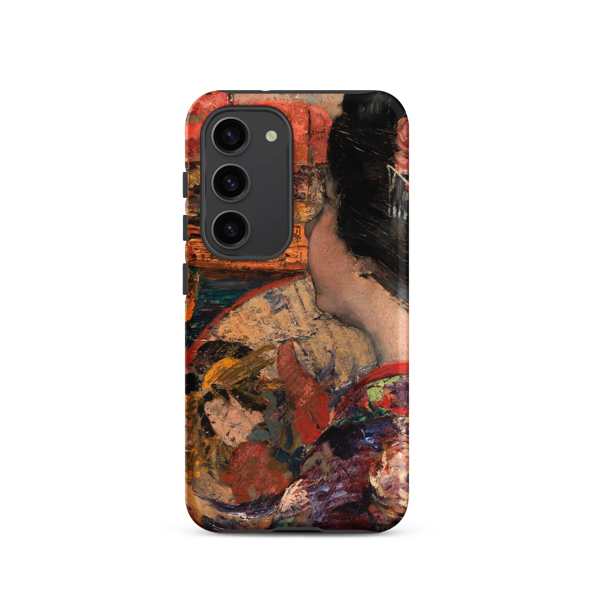 The Balcony Edward Atkinson Hornel Samsung Case, Galaxy S23 / Matte, Phone Case Colorful Abstract Art Design