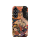 The Balcony Edward Atkinson Hornel Samsung Case, Galaxy S24 / Matte, Smartphone Case Colorful Impressionistic Painting Woman Kimono