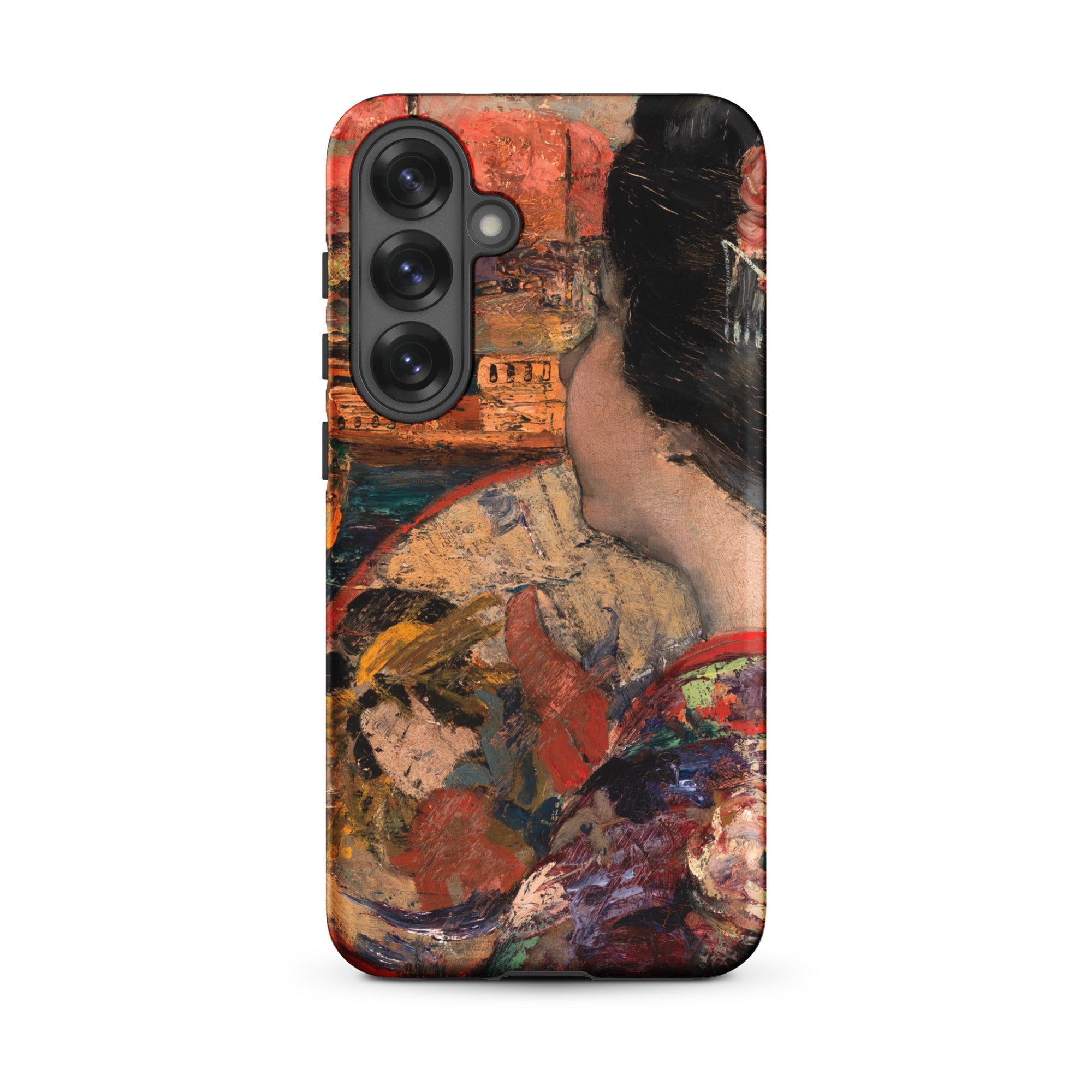 The Balcony Edward Atkinson Hornel Samsung Case, Galaxy S25 Plus / Matte, Smartphone Case Abstract Painting Design