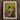 Black Framed Poster Green Background Intricate Design Horns Gay Demon Child, Twisted Offspring, Shadowy Folds