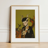 Baphomet’s Bastard - Gay Demon Art Print / Canvas, Gay Demon Child, Twisted Offspring, Shadowy Folds