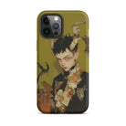 Baphomet’s Bastard Gay Demon Iphone Case, 12 Pro Max / Matte, Phone Case Demon Art
