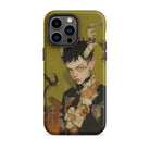 Baphomet’s Bastard Gay Demon Iphone Case, 14 Pro Max / Matte, Iphone Case Horned Figure Design