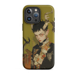 Baphomet’s Bastard - Gay Demon Iphone Case, 16 Pro Max / Matte, Iphone Case Fantasy Character Design
