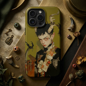 Baphomet’s Bastard - Gay Demon Iphone Case, Mobile Phone Cases, Toby Leon