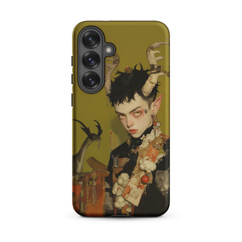 Baphomet’s Bastard - Gay Demon Phone Case, Samsung Galaxy S25 Plus / Matte, Mobile Cases, Toby Leon