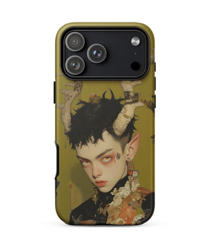 Iphone 17 Pro Max / Matte Baphomet’s Bastard - Gay Demon Phone Case, Baphomet Reigns Supreme, Chilling World Unfolds, an Ethereal Realm