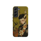 Baphomet’s Bastard Gay Demon Samsung Case, Galaxy S22 / Matte, Phone Case Illustration Person Horns Pointed Ears