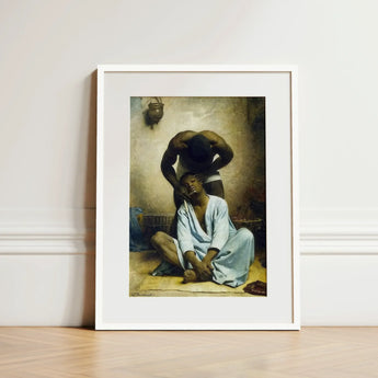 Barber of Suez - Leon Bonnat Art Print / Canvas, Prints