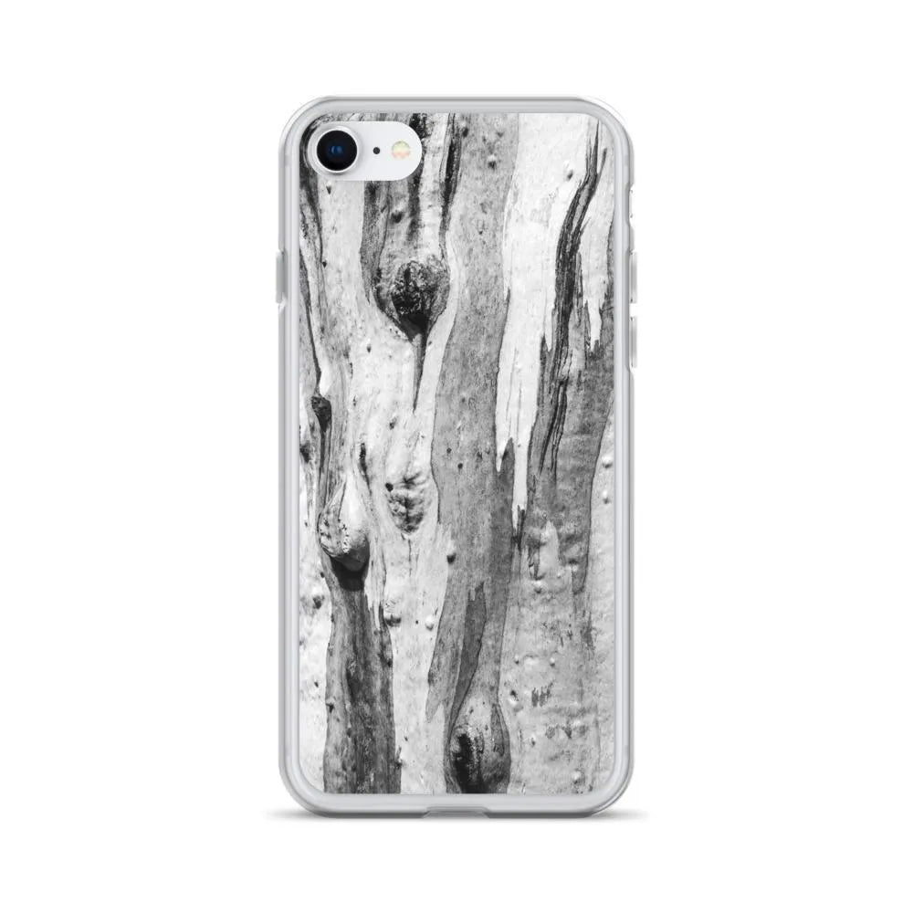 Barking Mad 3 - Botanical Art Iphone Case - black And White - Iphone 7/8 - Mobile Phone Cases - Aesthetic Art