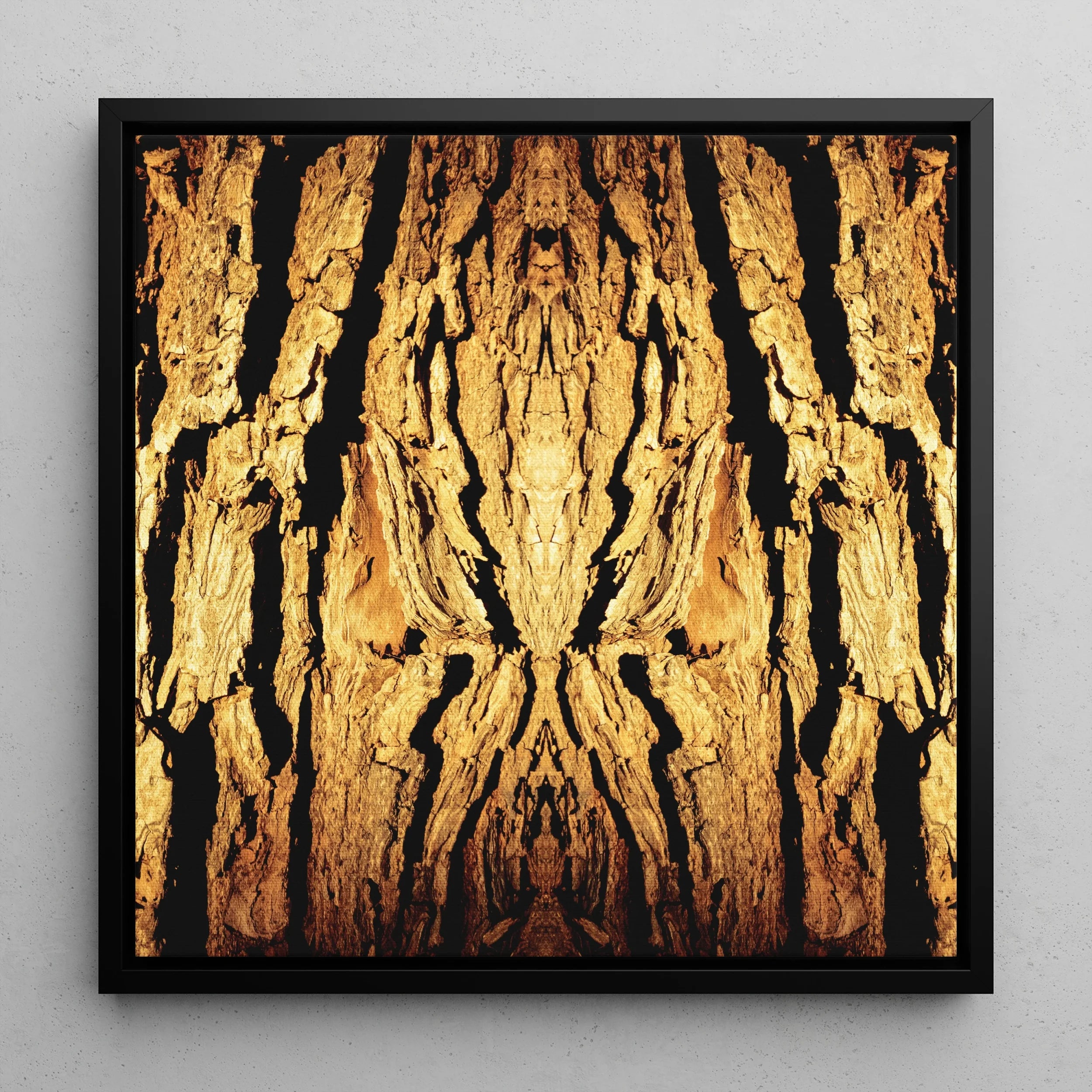 Barking Mad - Trippy Tree Trunk Art Framed Canvas Posters Prints & Visual Artwork