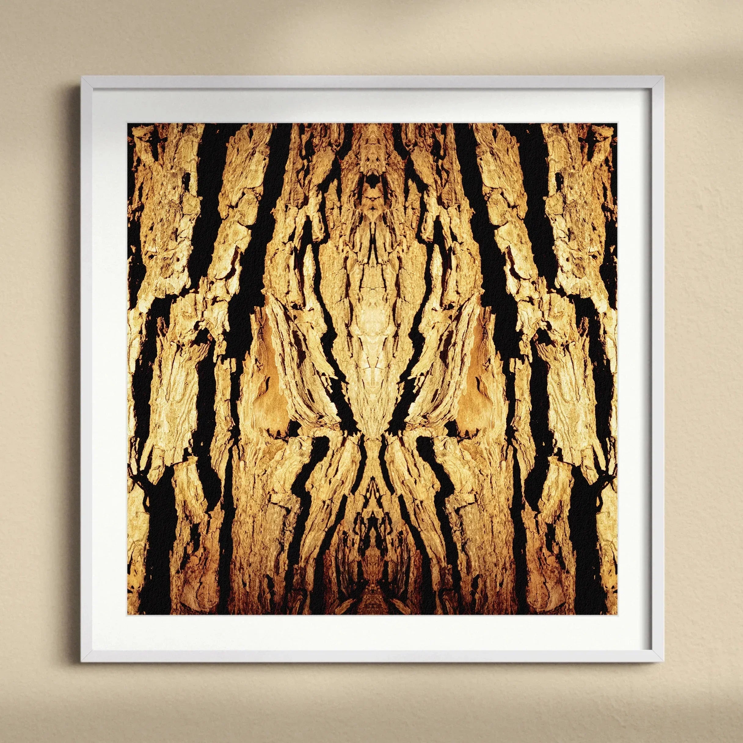 Barking Mad - Trippy Tree Trunk Art Print