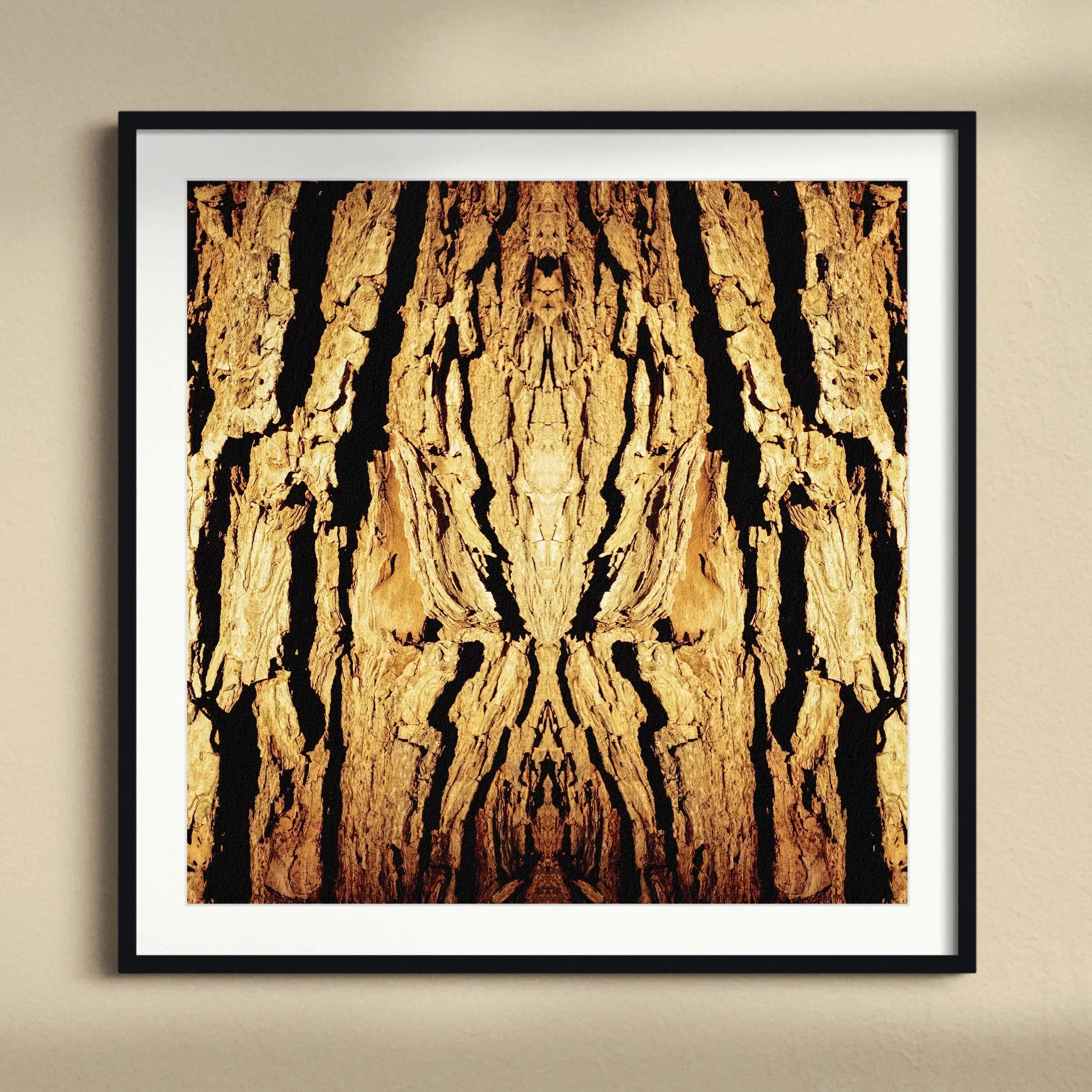 Barking Mad - Trippy Tree Trunk Art Print