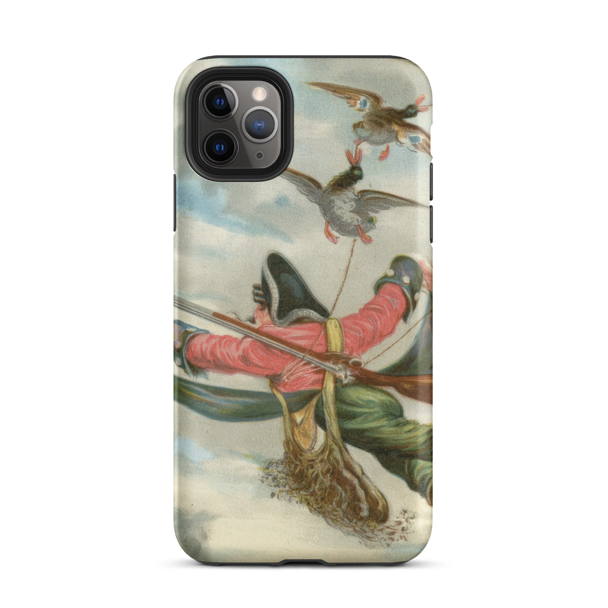 Baron Munchausen - Alphonse Adolphe Bichard Iphone Case, 11 Pro Max / Tough Phone, Iphone Case Historical Scene
