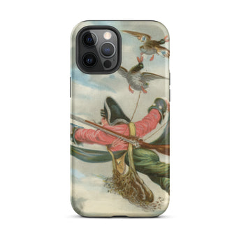 Baron Munchausen - Alphonse Adolphe Bichard Iphone Case, 12 Pro Max / Matte, Protective Iphone Case Vibrant Historical Scene