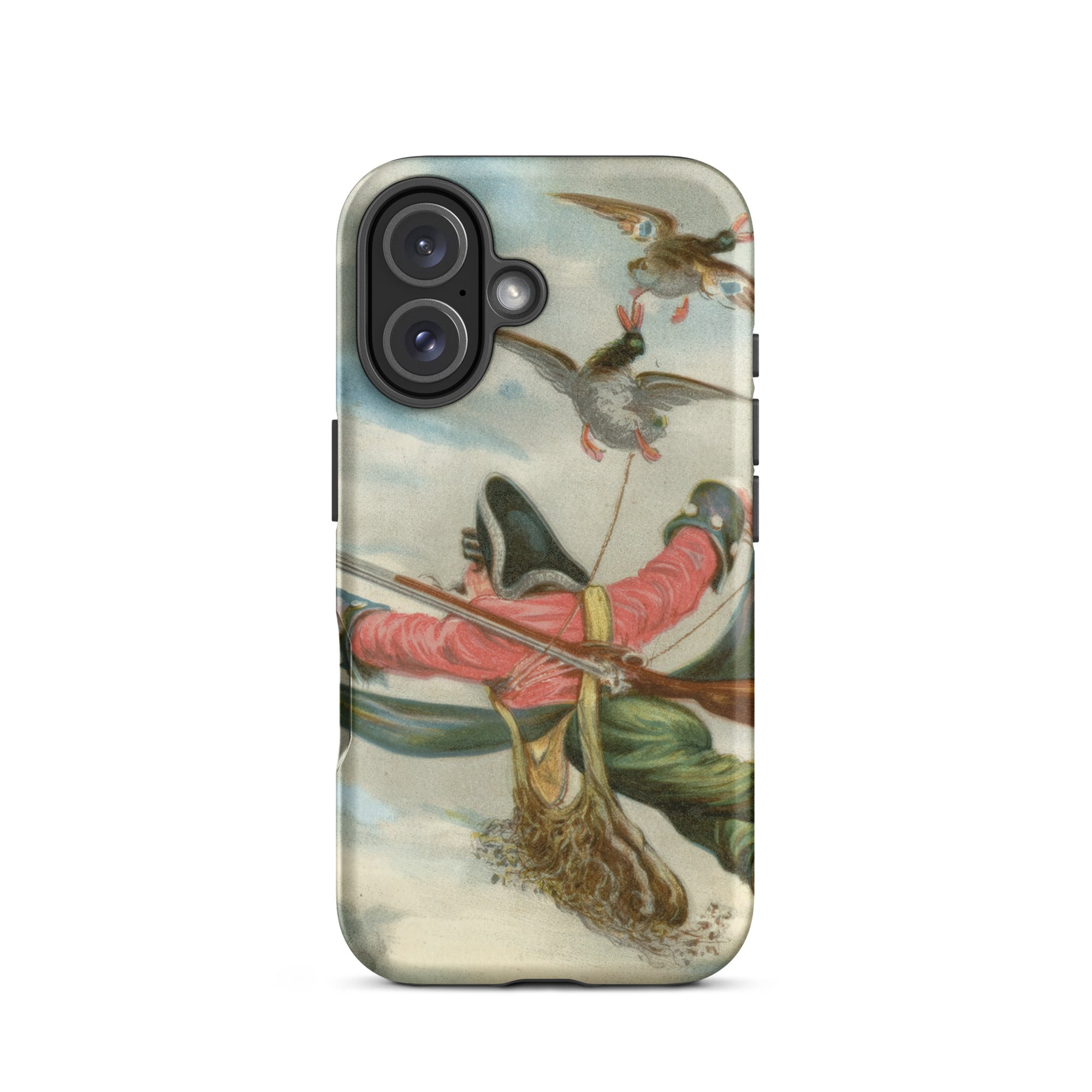 Baron Munchausen - Alphonse Adolphe Bichard Iphone Case, 16 / Matte, Smartphone Case Historical Scene Design
