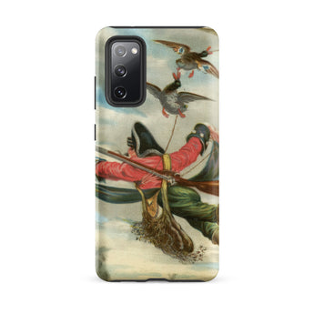 Baron Munchausen - Alphonse Adolphe Bichard Samsung Case, Galaxy S20 Fe / Matte, Smartphone Case Vintage Duck Illustration
