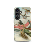Baron Munchausen - Alphonse Adolphe Bichard Samsung Case, Galaxy S24 / Matte, Smartphone Case Adorned Illustration Person Birds
