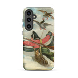 Baron Munchausen - Alphonse Adolphe Bichard Samsung Case, Galaxy S24 Plus / Matte, Phone Case Classic Painting Hunter Birds