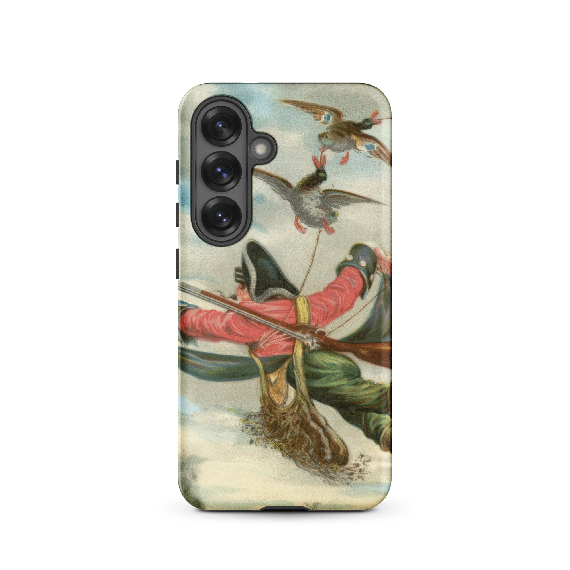 Baron Munchausen - Alphonse Adolphe Bichard Samsung Case, Galaxy S25 / Matte, Phone Case Duck Scene