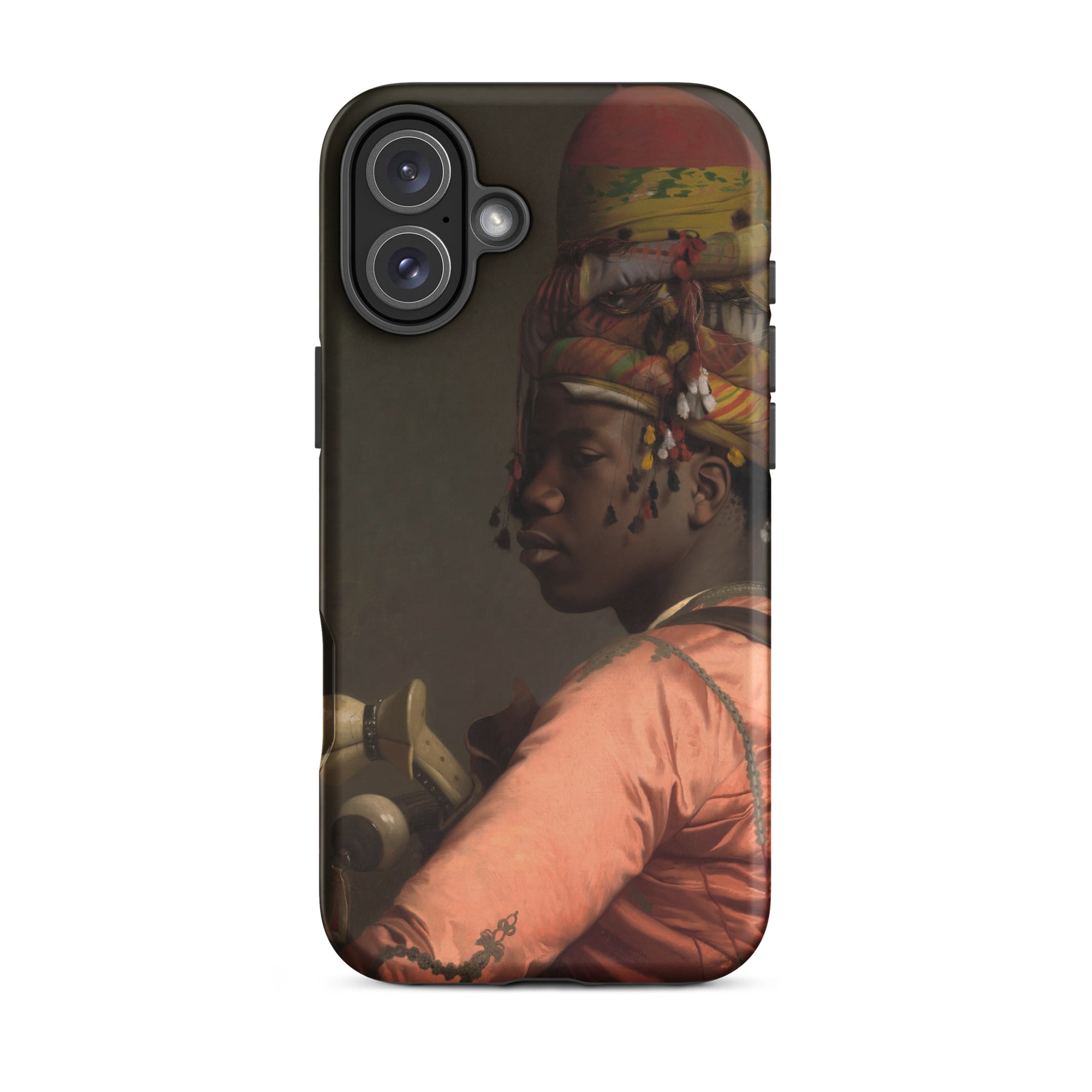 Bashi Bazouk Jean Leon Gérôme Iphone Case, 16 Plus / Matte, Phone Case Portrait Young Man Traditional Attire