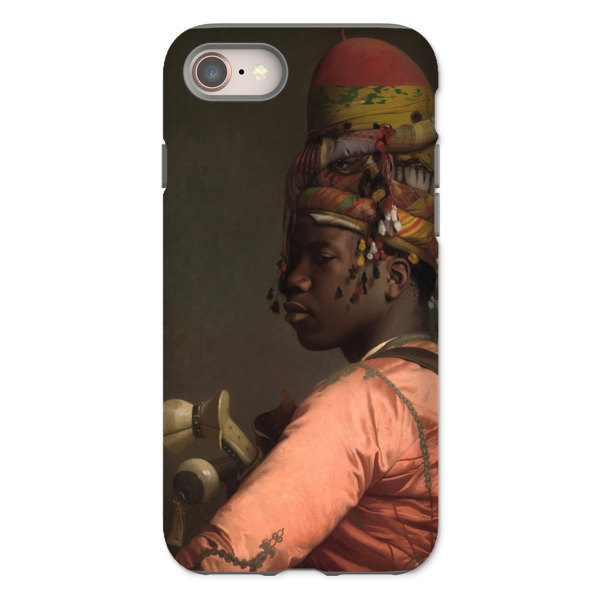 Bashi Bazouk Jean Leon Gérôme Iphone Case, 8 / Matte, Phone Case Painting Man Turban