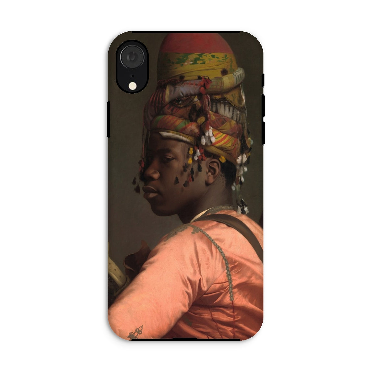 Bashi Bazouk Jean Leon Gérôme Iphone Case, Xr / Matte, Phone Case Portrait Man Turban