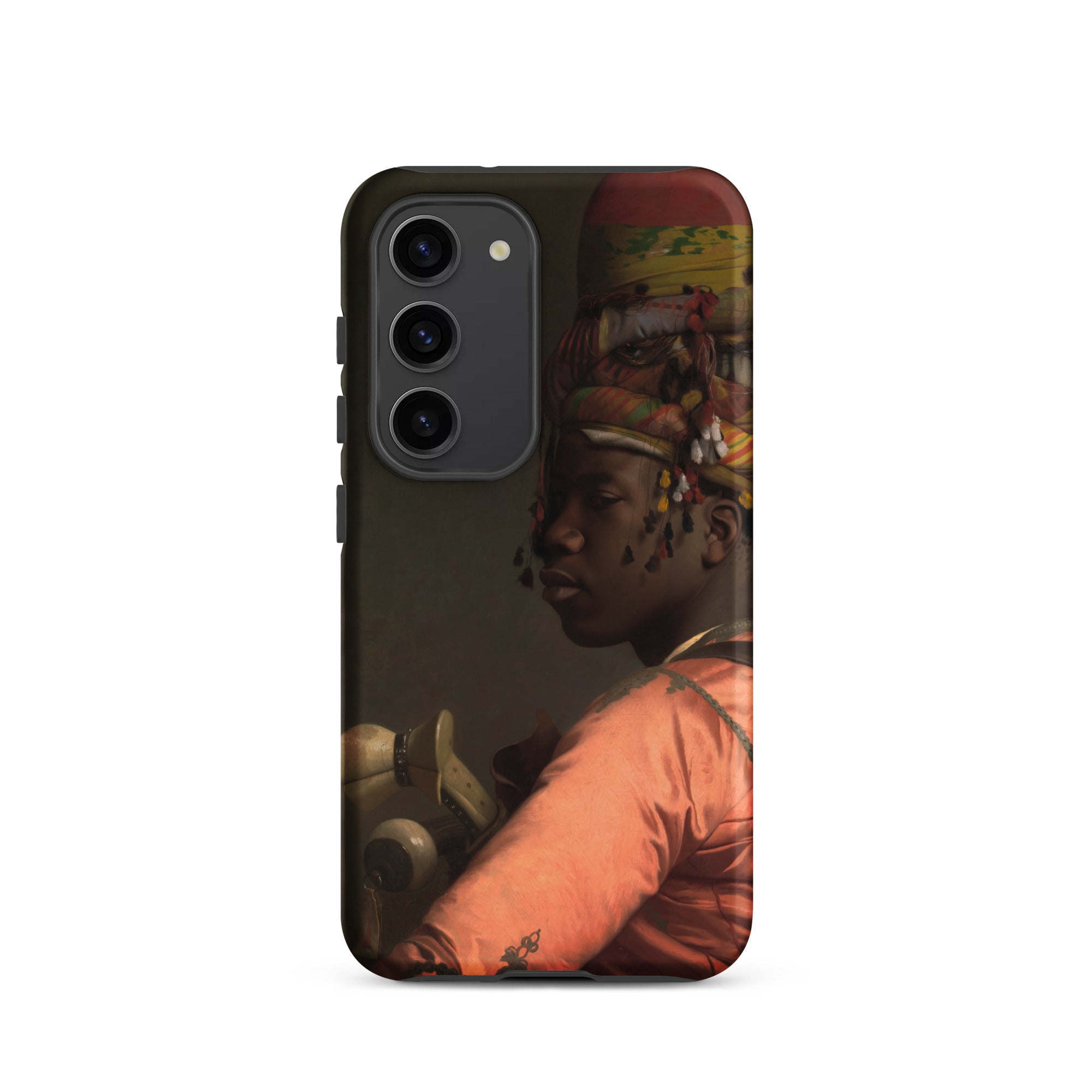 Bashi Bazouk Jean Leon Gerome Samsung Case, Galaxy S23 / Matte, Black Smartphone Case Classical Portrait Person Traditional Attire