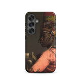Bashi-bazouk - Jean-leon Gerome Samsung Case, Galaxy S25 / Matte, Black Smartphone Case Historical Portrait Young Person