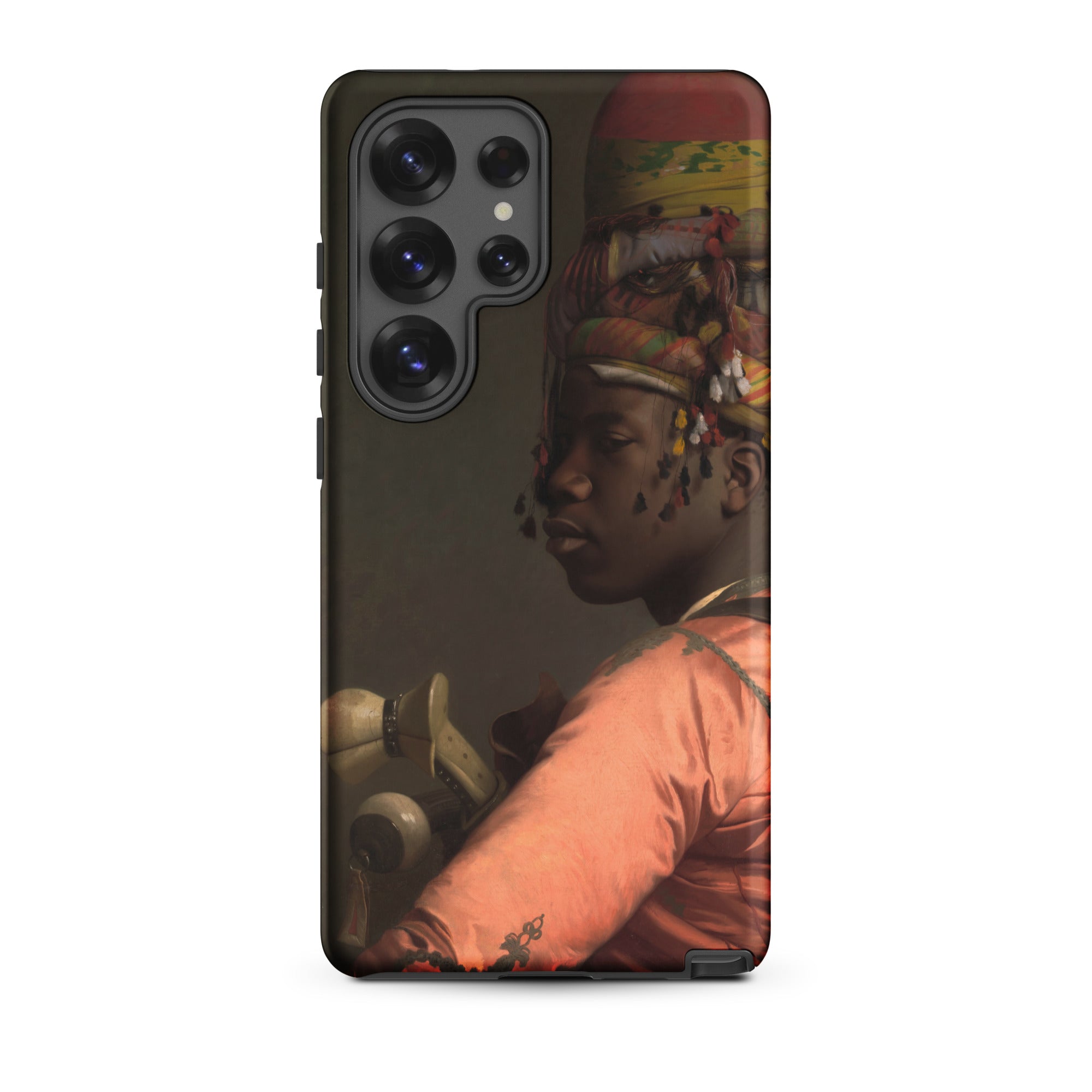 Bashi Bazouk Jean Leon Gerome Samsung Case, Galaxy S25 Ultra / Matte, Smartphone Dark Case Portrait Person Traditional Attire