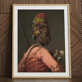 Bashi Besouk - Stampa d'arte di Jean Leon Gerome / Tela, 24x32’’ / 61x81cm / Cornice naturale / Passe-partout, Poster, Stampe e Opere d'arte visiva, Toby