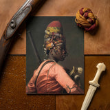 Bashi Besouk - Jean Leon Gerome Art Print / Canvas Rectangular Portrait Print Person Ornate Multi-colored Headwear Peach-toned Jean-léon
