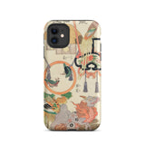 Basketry Work - Ichida Shoshichiro of Naniwa Iphone Case, 11 / Matte, Japanese Art Patterned Phone Case