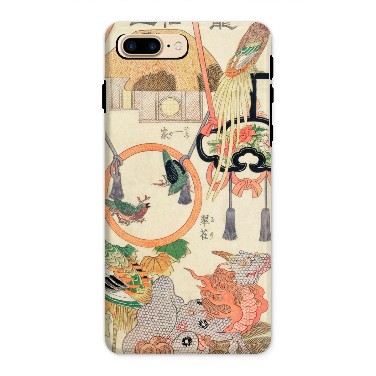 Basketry Work Ichida Shoshichiro of Naniwa Iphone Case, 8 Plus / Matte, Phone Case Asian Inspired Art