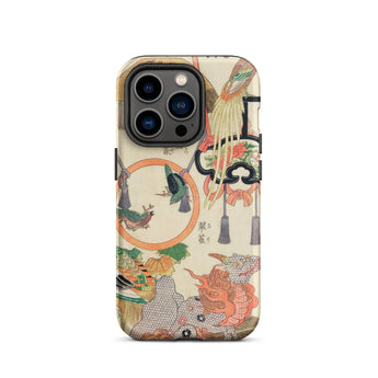 Basketry Work - Ichida Shoshichiro of Naniwa Phone Case Iphone 14 Pro / Matte Japanese Art Patterned Phone Case Ichida Shoshichiro, Naniwa