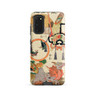 Basketry Work Ichida Shoshichiro of Naniwa Samsung Case, Galaxy S20 / Matte, Smartphone Case Japanese Inspired Design Birds Flowers