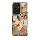 Basketry Work Ichida Shoshichiro of Naniwa Samsung Case, Galaxy S21 Ultra / Matte, Phone Case Colorful Traditional Japanese Style Pattern